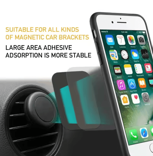 Magnetic Metal Plate For Car Phone Holder 1pc To 5pcs Universal Iron Sheet Sticker For Phone Mounts 1pcs Silver 45x65