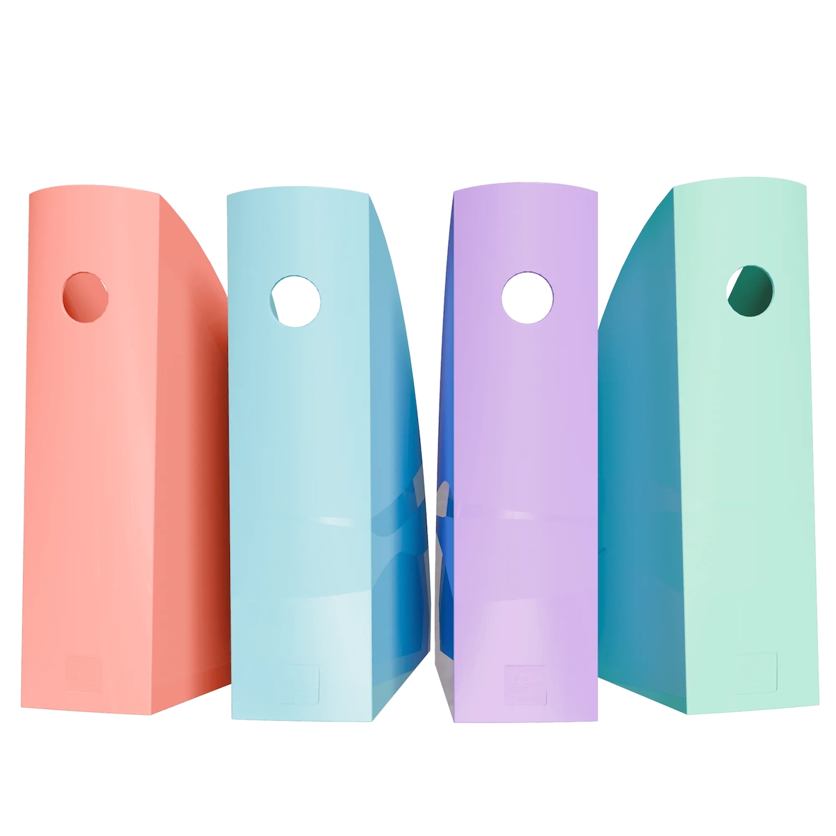 Exacompta 182707D 4x Stehsammler Mag-Cube, Kollektion Candy Tidy Farben sortiert Image