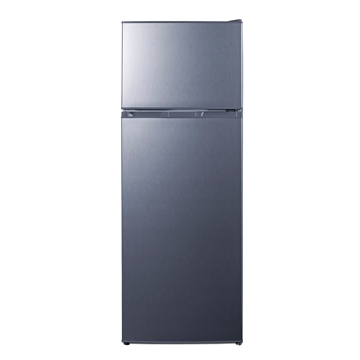 Summit CP978PL 7.4 cu ft Compact Home Refrigerator & Freezer w/ 2 Solid Doors - Gray, 115v