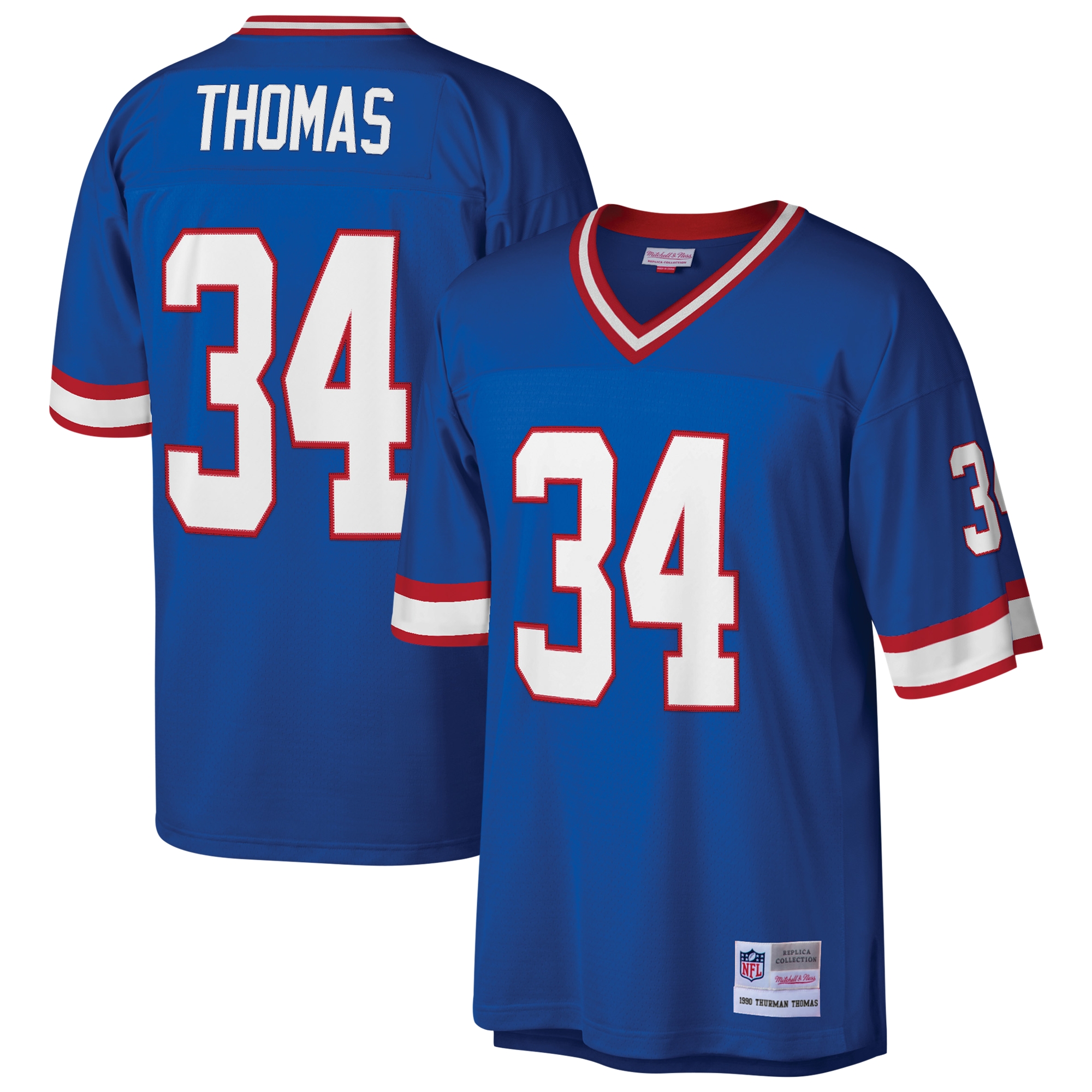 "Mitchell & Ness Buffalo Bills Thurman Thomas 1990 Legacy Replica Jersey für Herren" Image