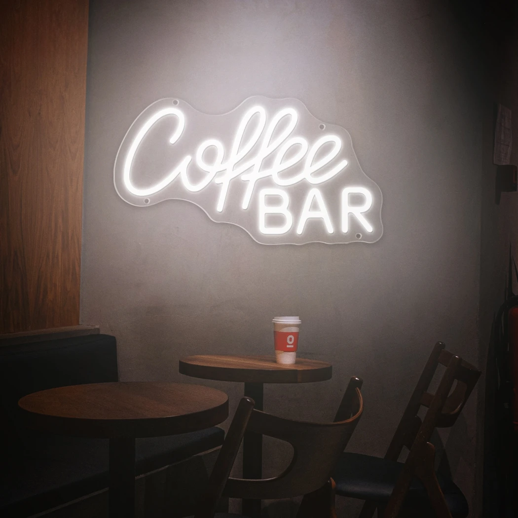 Kaffee Bar Leuchtreklamen LED-Licht für Café Café Café Restaurant Getränk Bar Leuchtendes Geschäftsschild Home Wanddekorationen Lichter Image