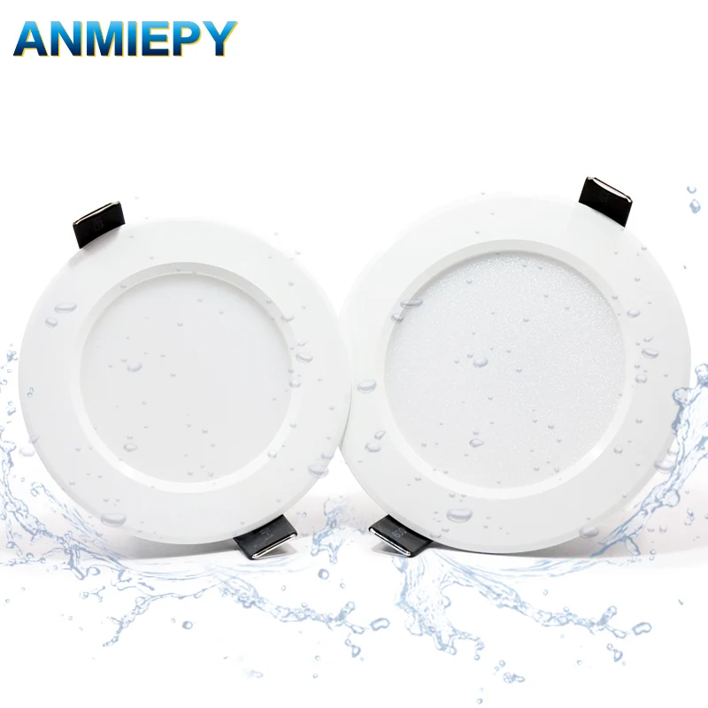 10 stücke Dimmbare Wasserdichte LED Downlight AC220V 230V 5W 7W 9W 12W 15W 18W LED indoor Lampe Einbau LED Spot Licht Für Badezimmer