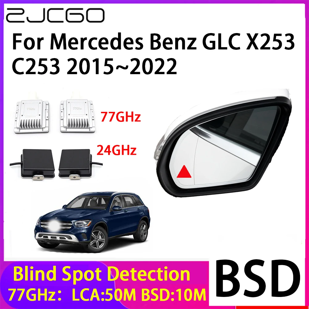 ZJCGO Auto-Dornwinkel-Erkennung, BSD-Spiegel, hinteres Radar-Erkennungssystem für Mercedes Benz GLC X253 C253 2015–2022 Image
