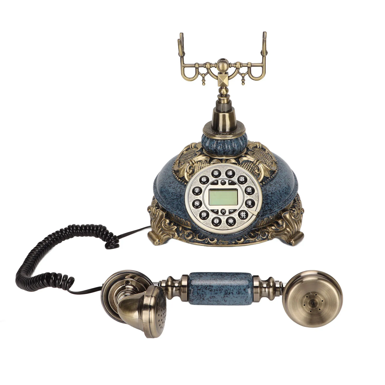 Europäisches Telefon MS-8327E Europäisches Telefon Altmodisches kabelgebundenes Festnetztelefon Anrufer-ID-Telefon für Zuhause Image