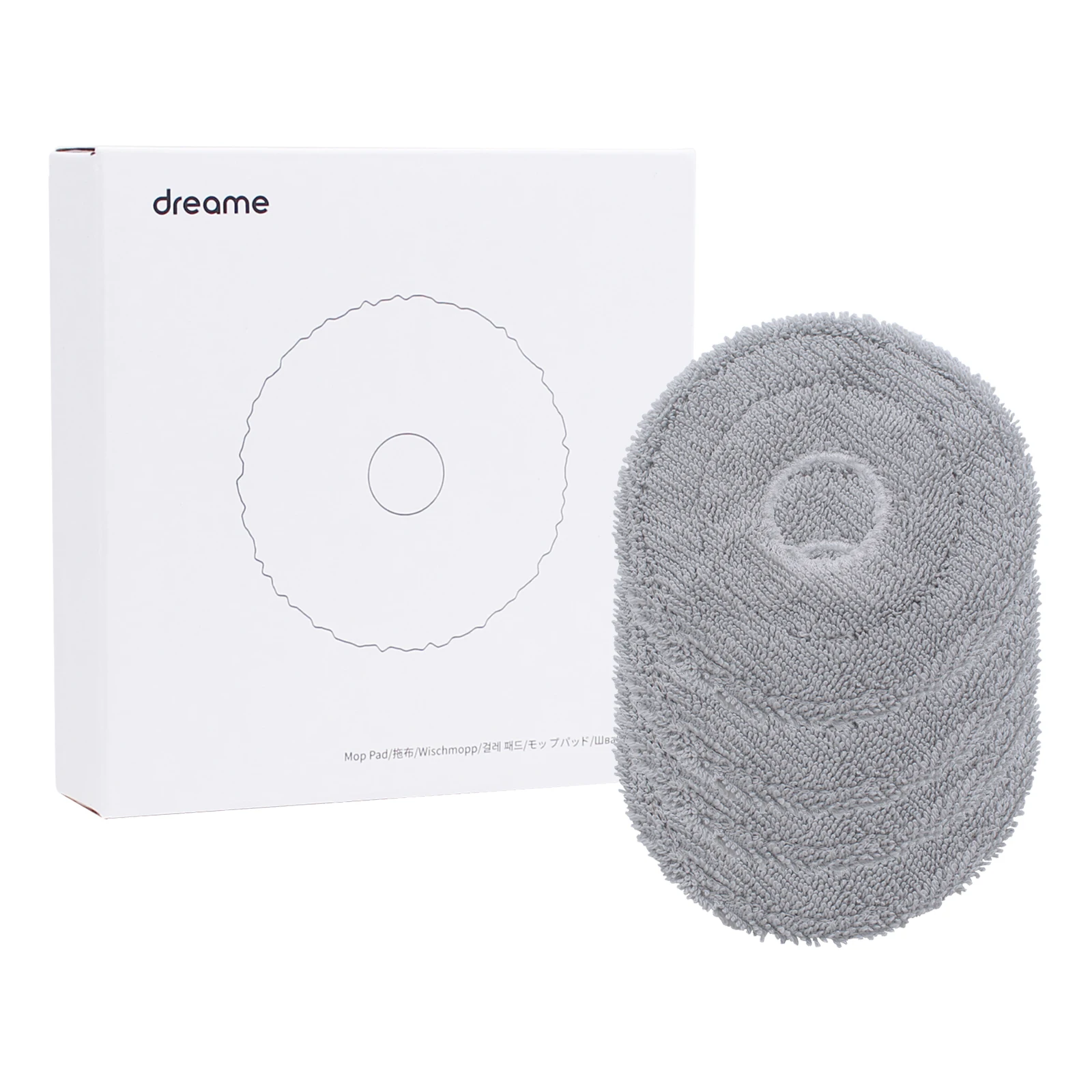 Pad Mop originale Dreame per L10s Ultra/L10 Ultra/L20 Ultra/L10s Pro Ultra/L10s Plus/X40 Ultra/X30 Ultra/L40 Ultra (confezione da 4)