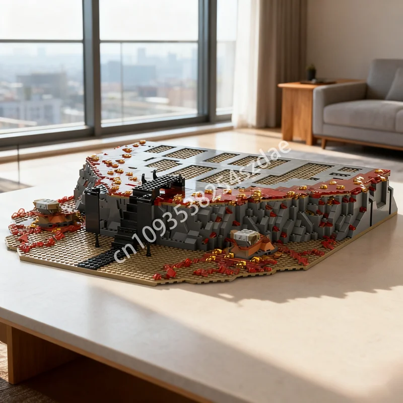 1602 stücke MOC Basis Erweiterung Barad Dur Modell Bausteine Kreative Idee Bildung Weihnachten Geschenke Ziegel Spielzeug Kinder Geburtstag Image