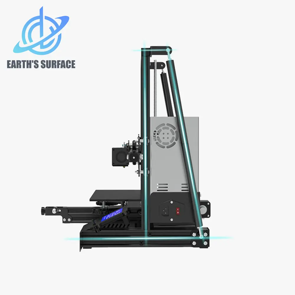DB-3D drucker teil ender 3 unterstützt zugstange kit aluminium legierung spurs tange set 3d drucker halterung upgrade für Ender-3/3 s/3 pro Image