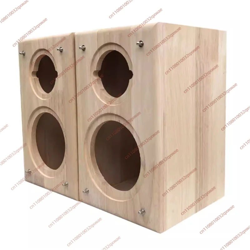 4 Zoll 5 Zoll 6,5 Zoll 8 Zoll Lautsprecher-Leergehäuse - Massivholz 2-Wege-Gehäuse für Auto-Audio & Outdoor-Soundsystem DIY-Upgrade (1 Stück) Image