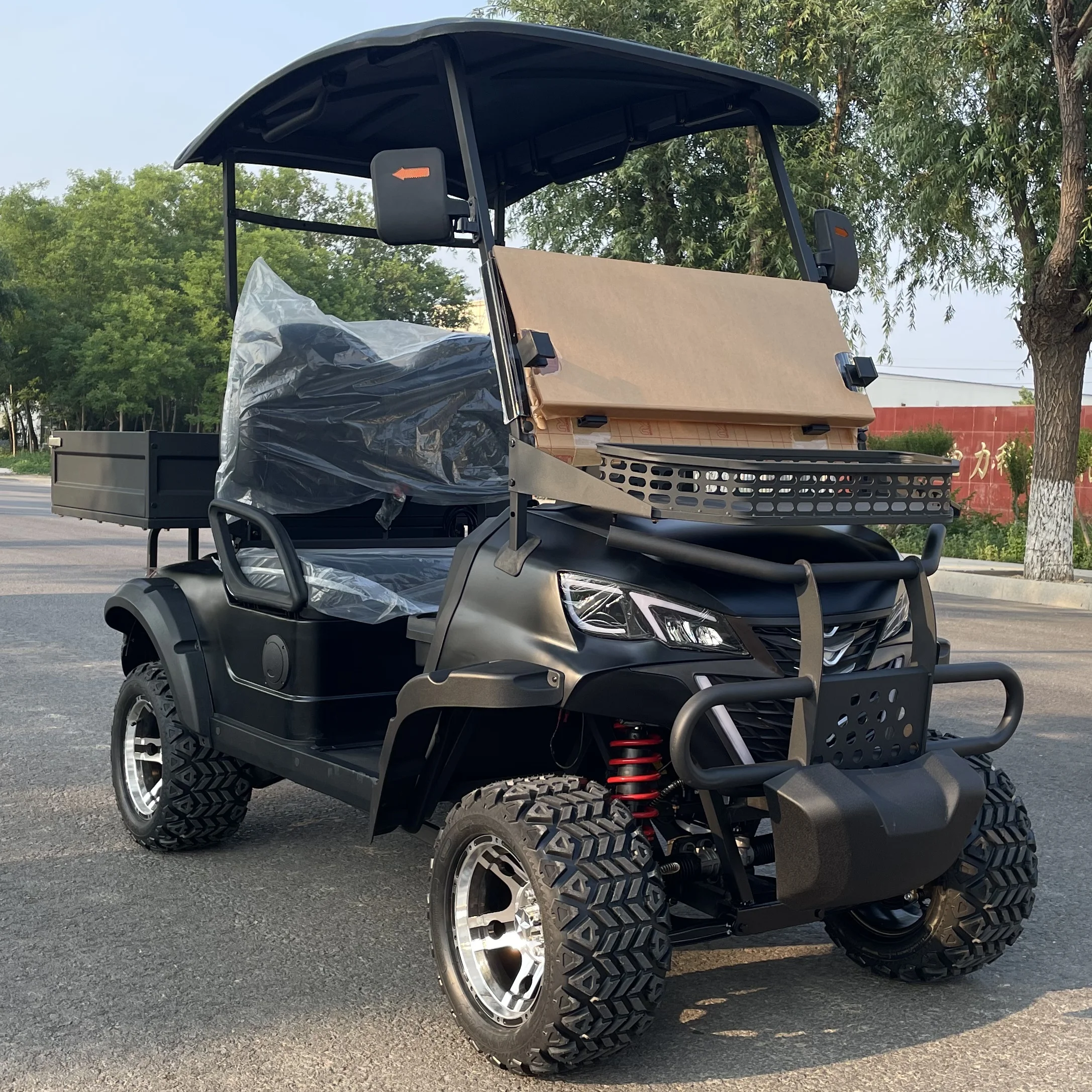 Hochwertiger Elektro-Golfwagen mit 45 km/h Höchstgeschwindigkeit, 4 Sitzen, 4000W, Straßenzulassung und Individueller Anpassung Image