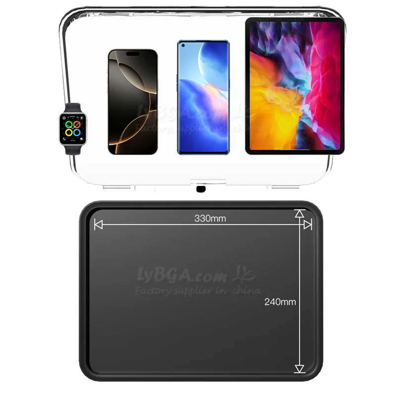 LY-TBK-708 15 Zoll Airbag Gebogener Bildschirm Laminiermaschine Angepasste OCA Vakuumpresse Intelligente Verklebung und Blasenentferner Image