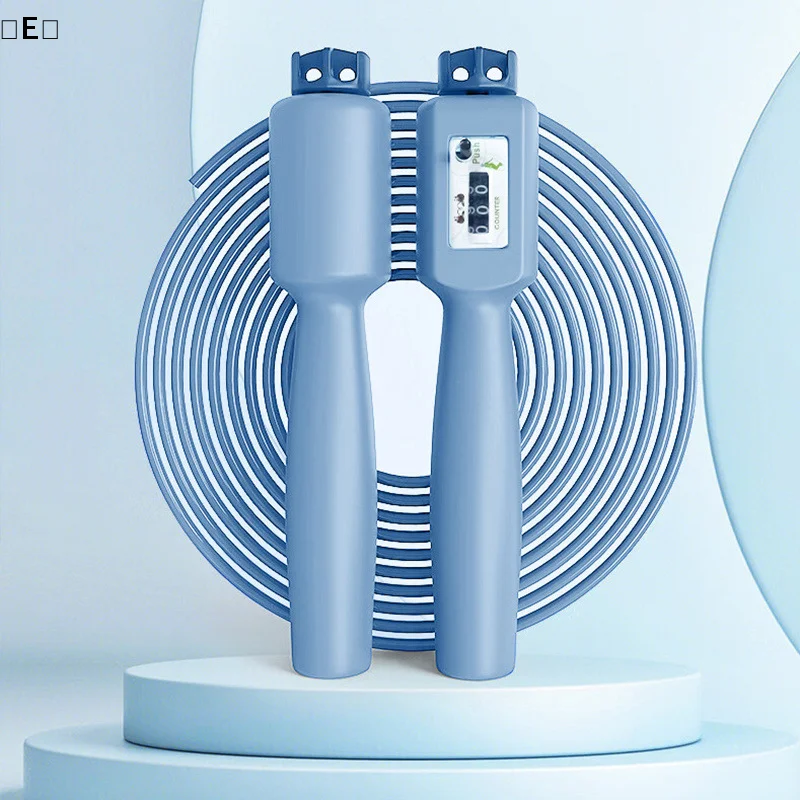 〔E〕2,8 m langes, mechanisch zählendes Springseil, intelligentes Aerobic-Springseil mit einstellbarer Länge für Erwachsene und Kinder, Übung, Fitnesstraining〔Winter5〕 Image