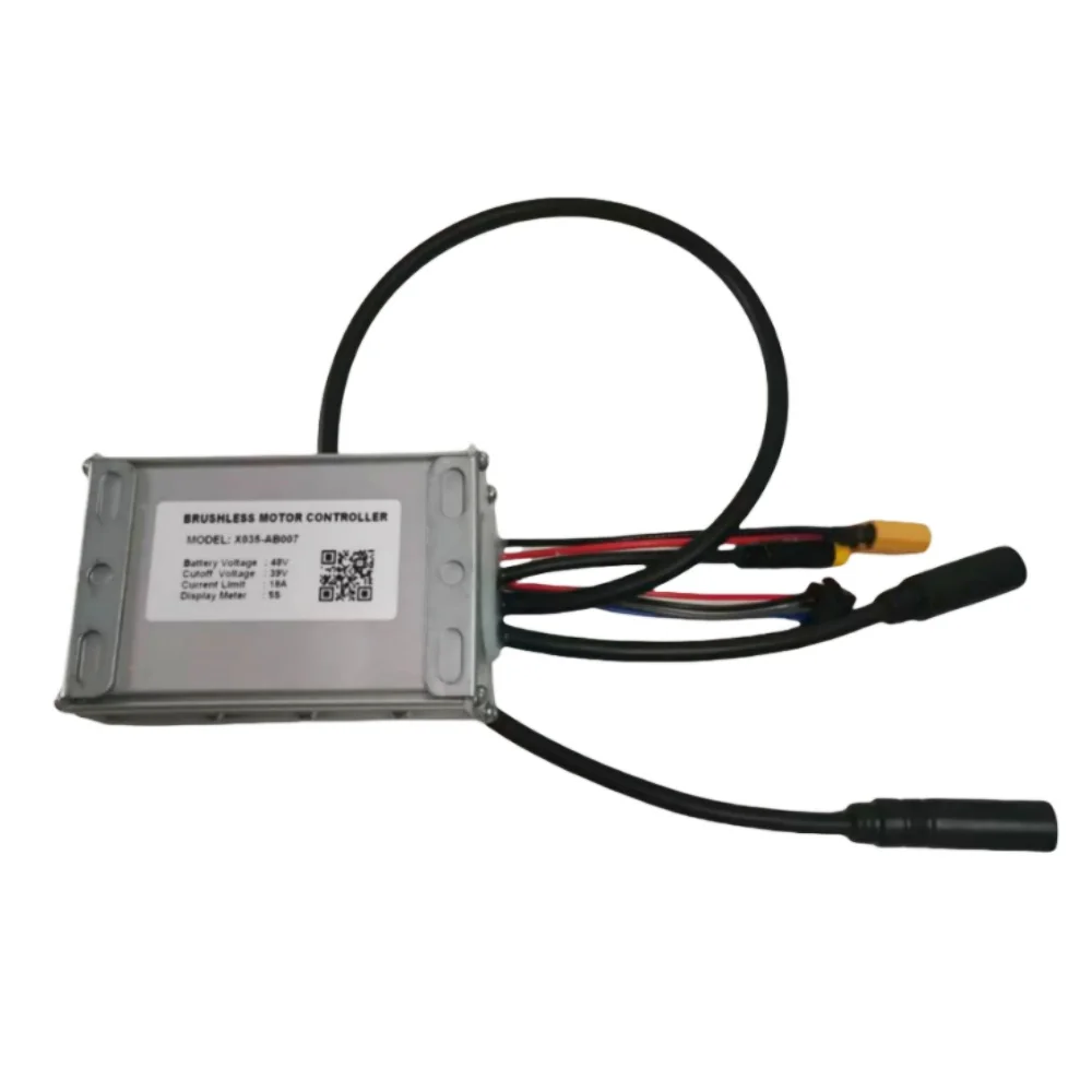 Maßgeschneiderter X035-AB007 Bürstenloser Motorcontroller 48V 18A Elektrofahrrad-Umrüstsatz Ebike-Controller für 5S-Display Image