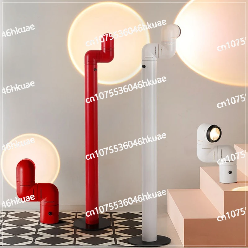 Spanische Designer Tatu Stehlampe, kreative Röhren-Stehlampe für Villa, Wohnzimmer, Arbeitszimmer, Innendekoration, LED-Schlafzimmer, Nachttischlampe