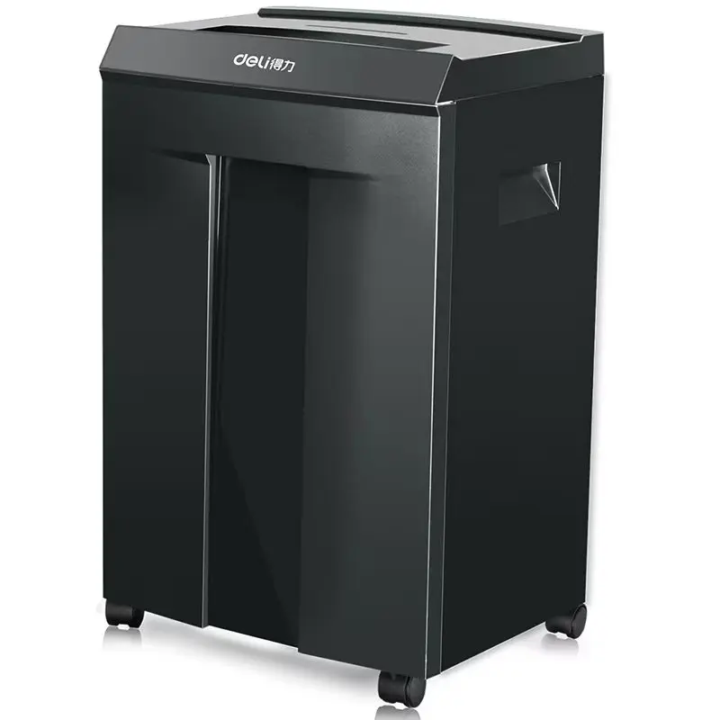 Deli 9919 Hochsicherheits-Aktenvernichter mit 7 Ebenen, 30 l, großes Fassungsvermögen, Büro- und Geschäftsdokumentenvernichter, 60 Minuten, 1 x 5 mm Image