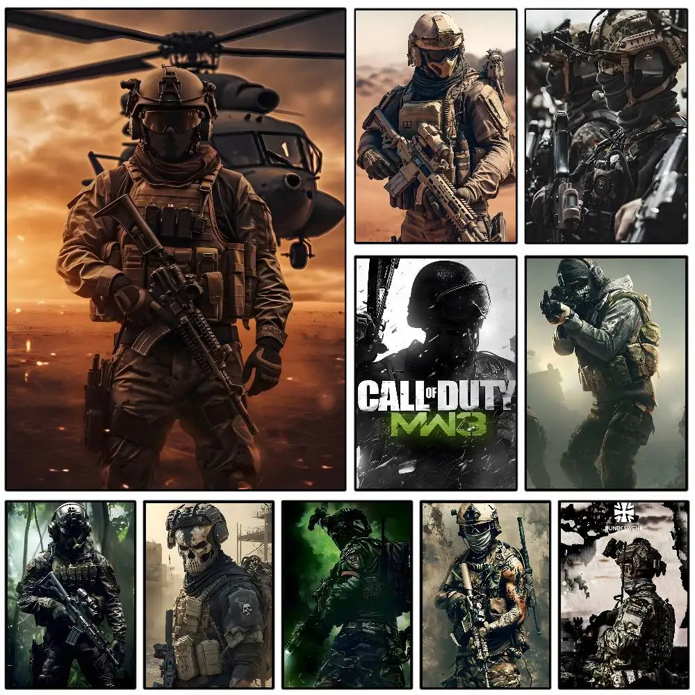 Militärische Spezialeinheiten Poster Selbstklebende Kunst Wasserdichter Papieraufkleber Kaffeehaus Bar Zimmer Wanddekoration Image