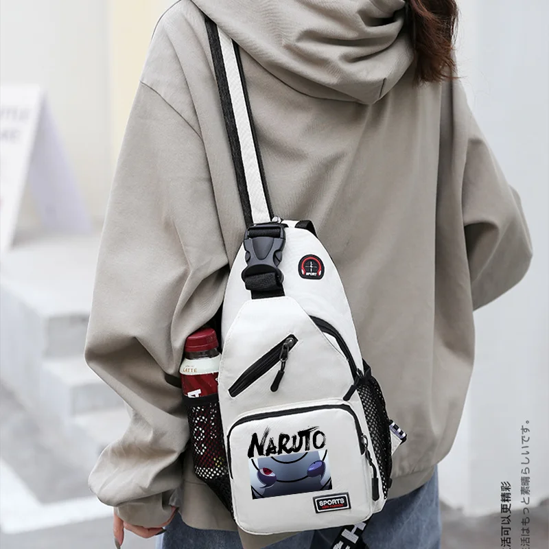 Sac à bandoulière Naruto pour femmes et hommes, sacs à bandoulière à la mode, sac à main imprimé avec motif de dessin animé, sacs de mode pour garçons et filles, cadeaux