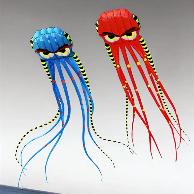 8m Oktopus-Drachen Gartenspielzeug Powerkite Professioneller Gleitschirm-Aufblasdrachen Show-Drachen Brasilianischer Flugdrachen Koinobori Softkite Image