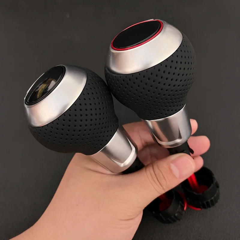 Automatischer schaltknopf schalt hebel griff kopf für audi a3 s3 rs3 q5 s6 rs6 a4 a5 a7 a6 golf 7 7,5 gti Image
