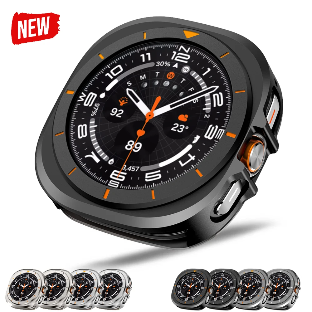 2026 Metallgehäuse für Samsung Galaxy Watch Ultra 2025 47mm Schutzhülle Schutzabdeckung für Galaxy Watch ULTRA 7 Zubehör Image