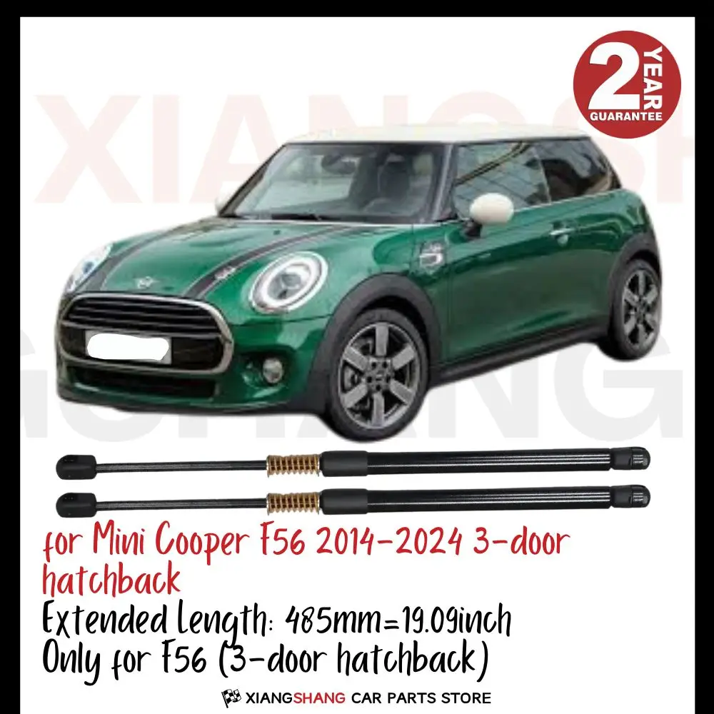 2er-Set Heckklappen-Gasdruckfedern mit automatischer Öffnungsfunktion und Federn für Mini Cooper F56 2014-2024 3-Türer Schrägheck Image