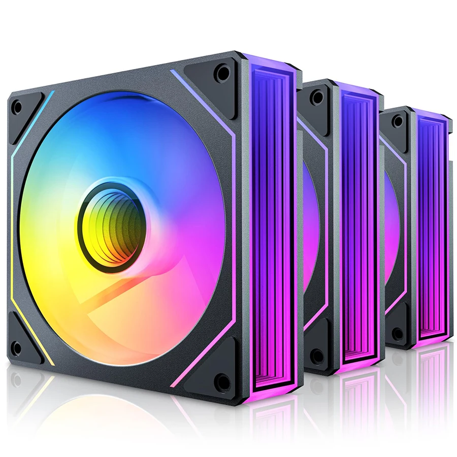 Prism 7 Pro Ventilator 120 mm Einzelpackung ARGB-Ventilator Infinity Mirror Daisy Chain Design ﻿ Image