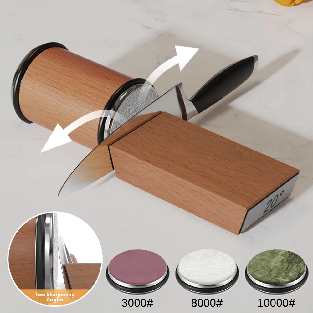 2025 Rollmesser-Schärfset zum Schärfen von Rollermessern mit gerader Kante und Industriediamanten, Kochmesser-Set, schnelle Lieferung Image