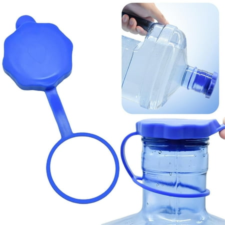 Reusable Silicone Water Bottle Cap â€“ Ngheia 5 Gallon Water Dispenser Bottle Lid Food Grade Silicone Cap for Standard/Screw/Crown Bottles Leak-Proof & Washable 1 Piece