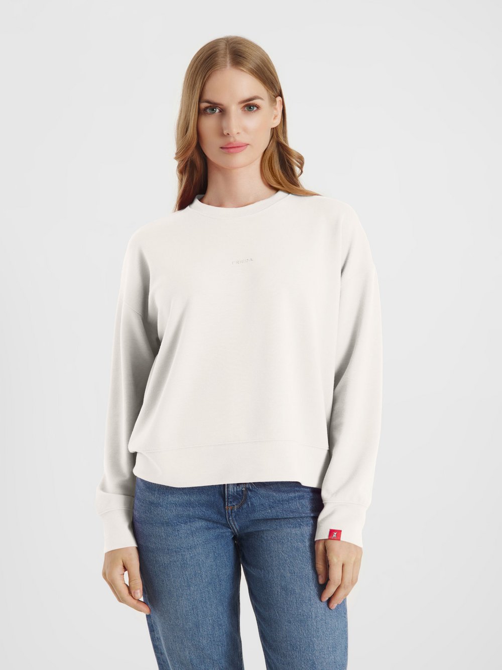 Frieda & Freddies Sweatshirtpullover Damen weiß, 36 Image