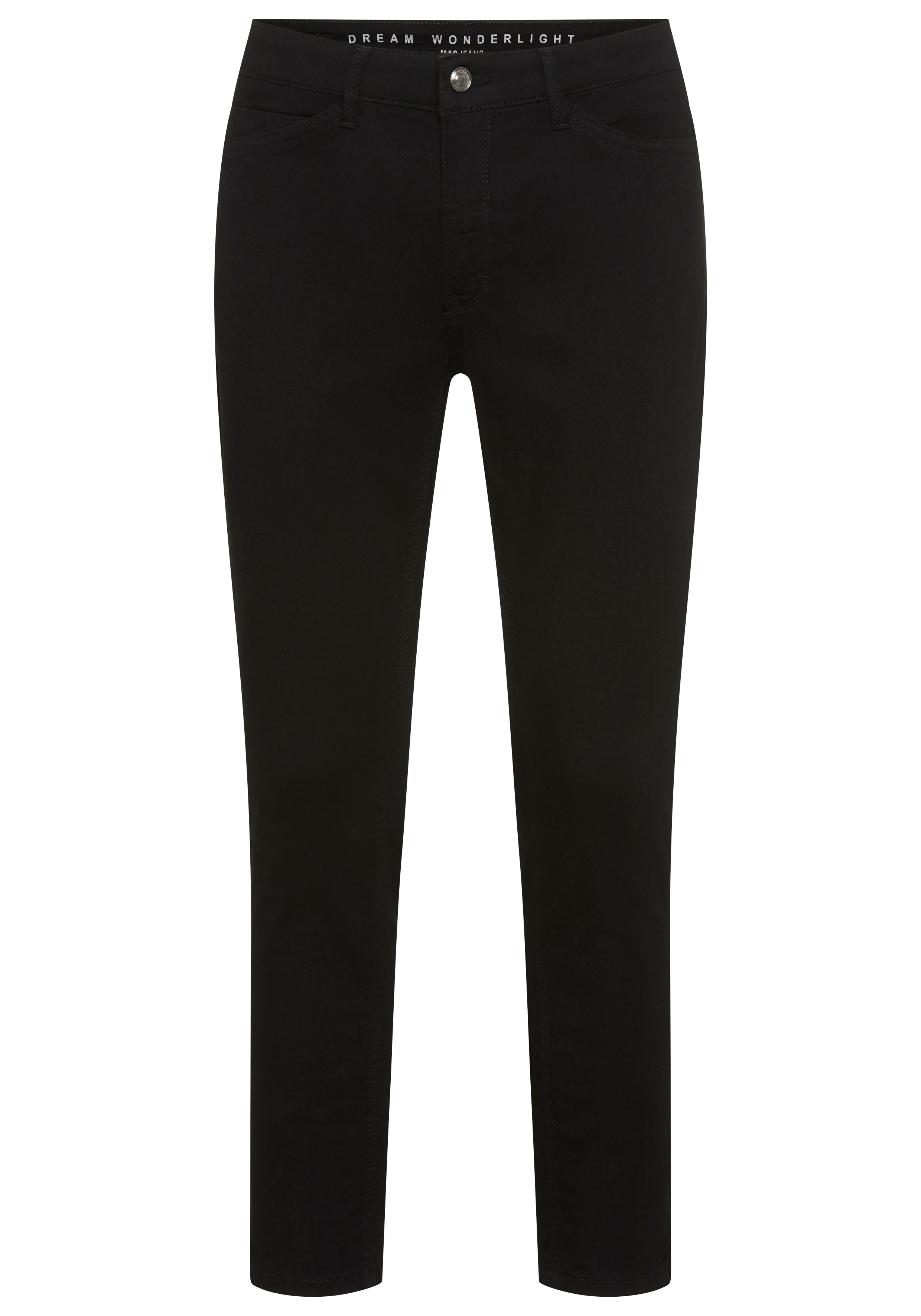 7/8-Jeans MAC "Dream Summer", Damen, Gr. 36, Länge 26, schwarz, schwarz, Denim/Jeans, Obermaterial: 75% Baumwolle, 12% Modal, 9% Polyester, 4% Elasthan, figurbetont knöchelfrei, Jeans, verkürzt mit Schlitz am Saum