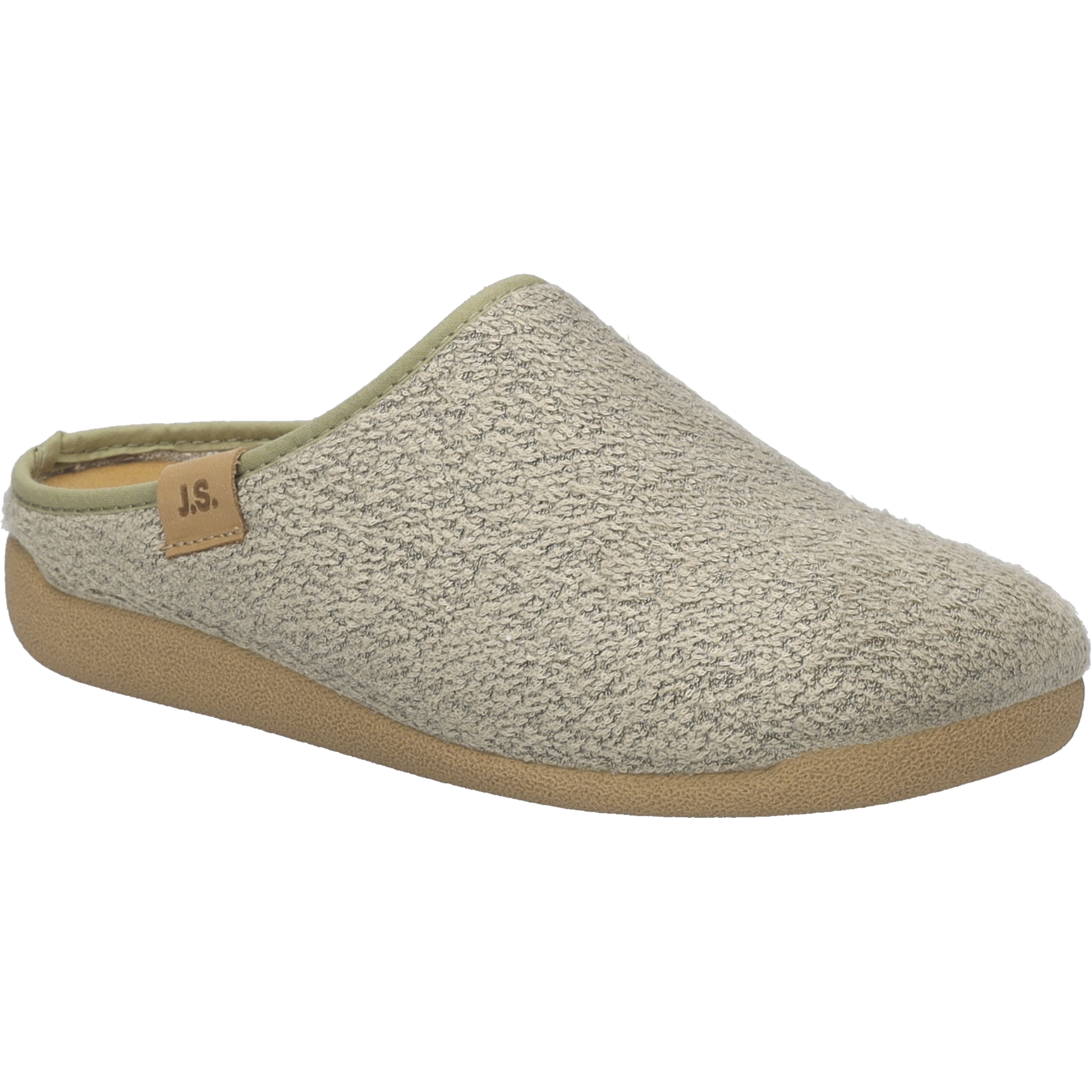 Hausschuh JOSEF SEIBEL "Cara 04, sage", Damen, Gr. 39, grün (sage), Obermaterial: 100% Textilmaterial TEXMAT., Schuhe Hausschuh