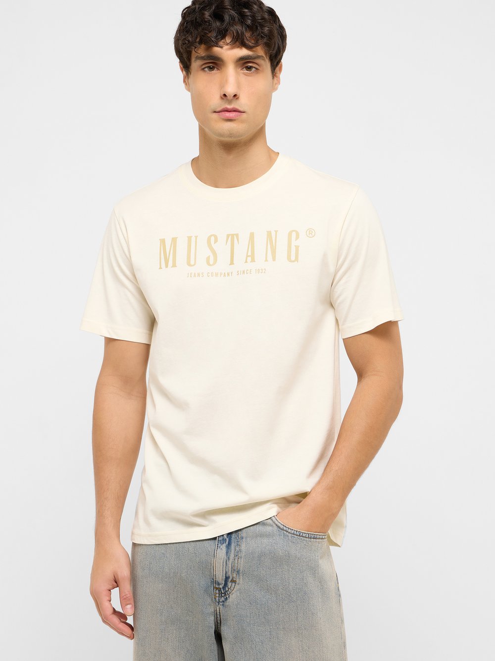 Mustang T-Shirt Herren weiß, 5XL Image