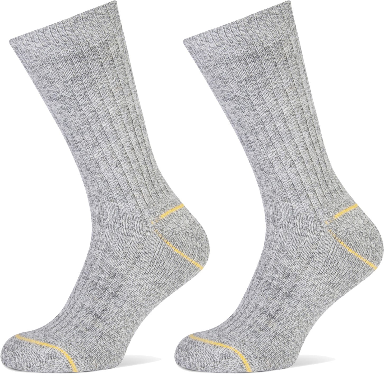Arbeitssocken STAPP "Bekleidung 4405 Stapp Yellow Norwegian 2er Pack / 2 Paar" Gr. 43, grau, Socken, 43, Obermaterial: 62% sonstige Fasern AF. 26% Wolle mw. 12% Polyamid PA.