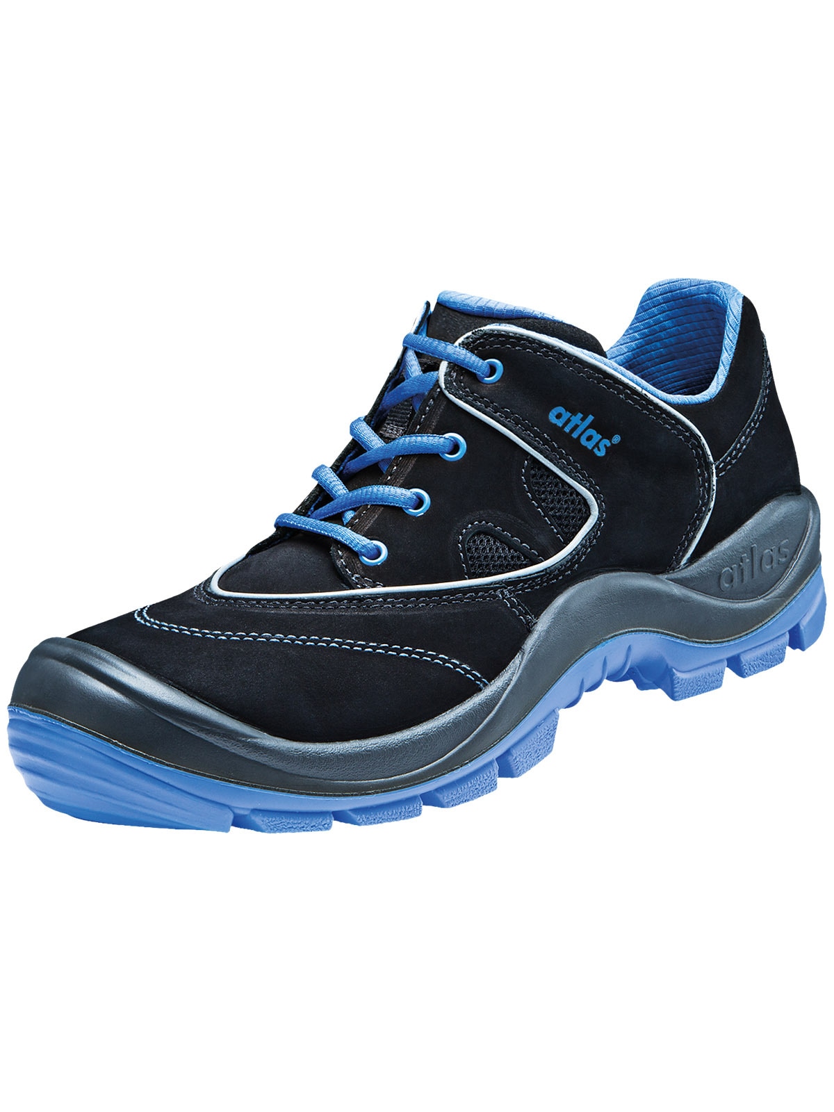 Sicherheitsschuh ATLAS SCHUHE "Sicherheitsschuhe SL 245 XP blue ESD" Gr. 42, schwarz (schwarz, blau), 42, Schuhe