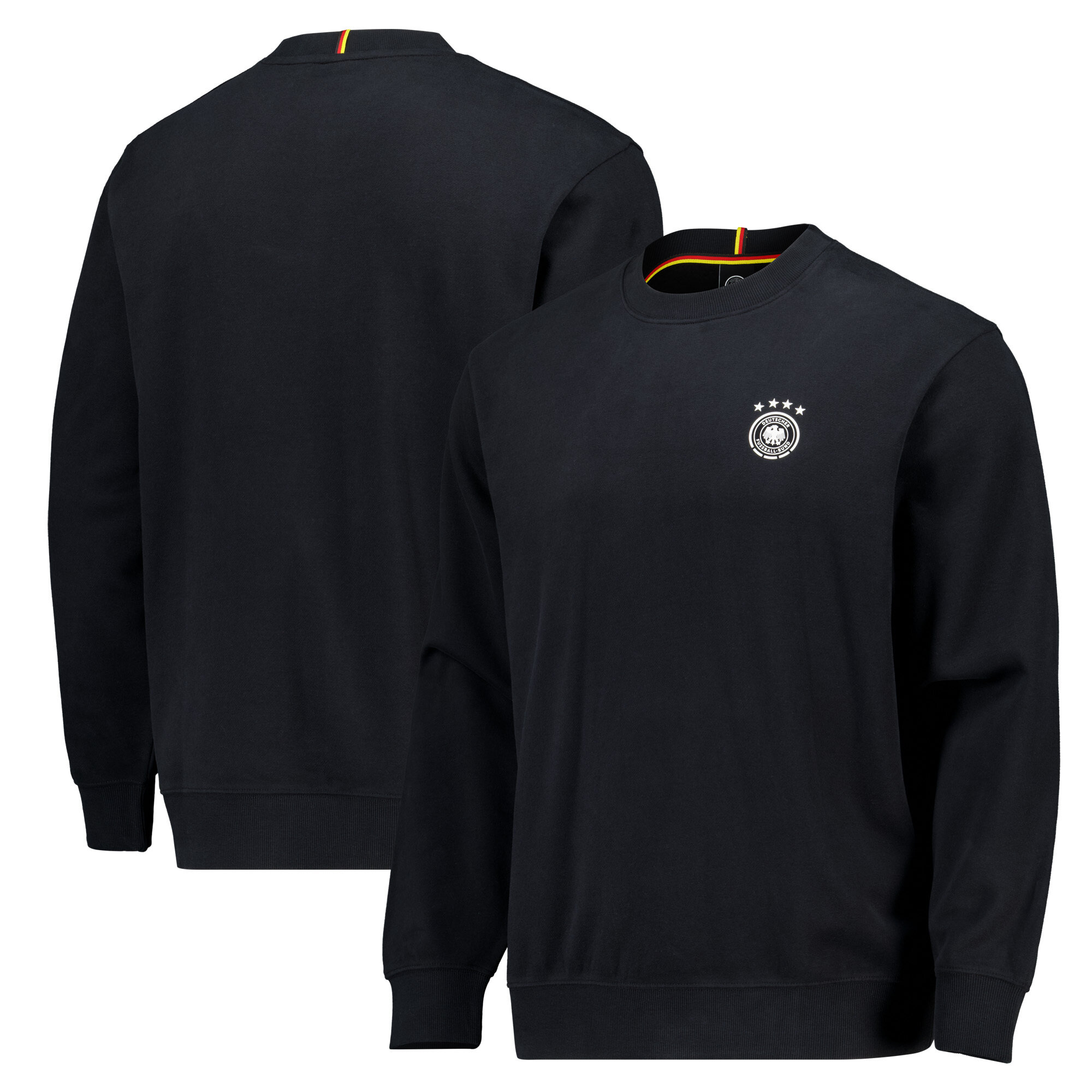 "DFB Essentials Sweatshirt mit Rundhalsausschnitt – Schwarz – Herren" Image