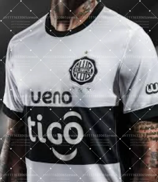 Nouvelles tenues domicile et extérieur du Club Olimpia 2026, maillot de football, t-shirt de sport pour homme, tissu tricoté respirant, manches courtes pour moto