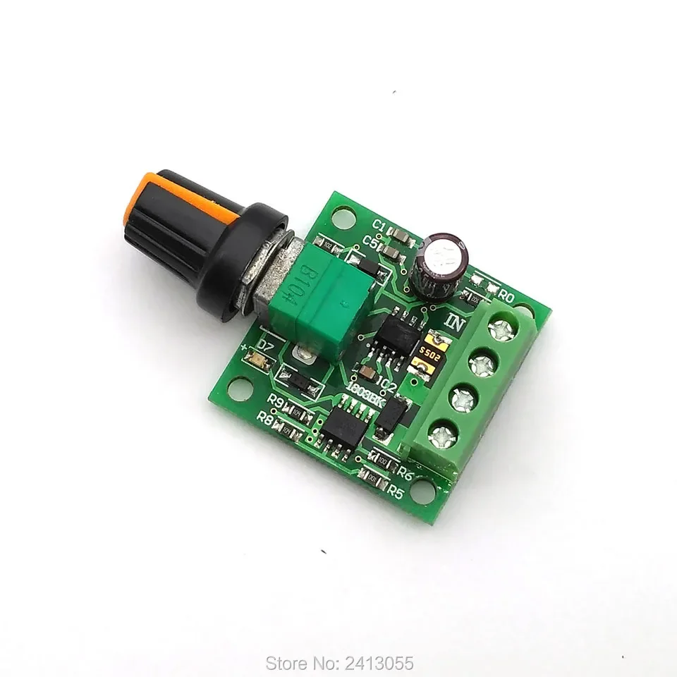 30W 2A DC 1.8V -15V PWM regolatore di velocità del motore regolatore interruttore di controllo della velocità della ventola a bassa tensione PWM azionamento regolabile 5V 12V