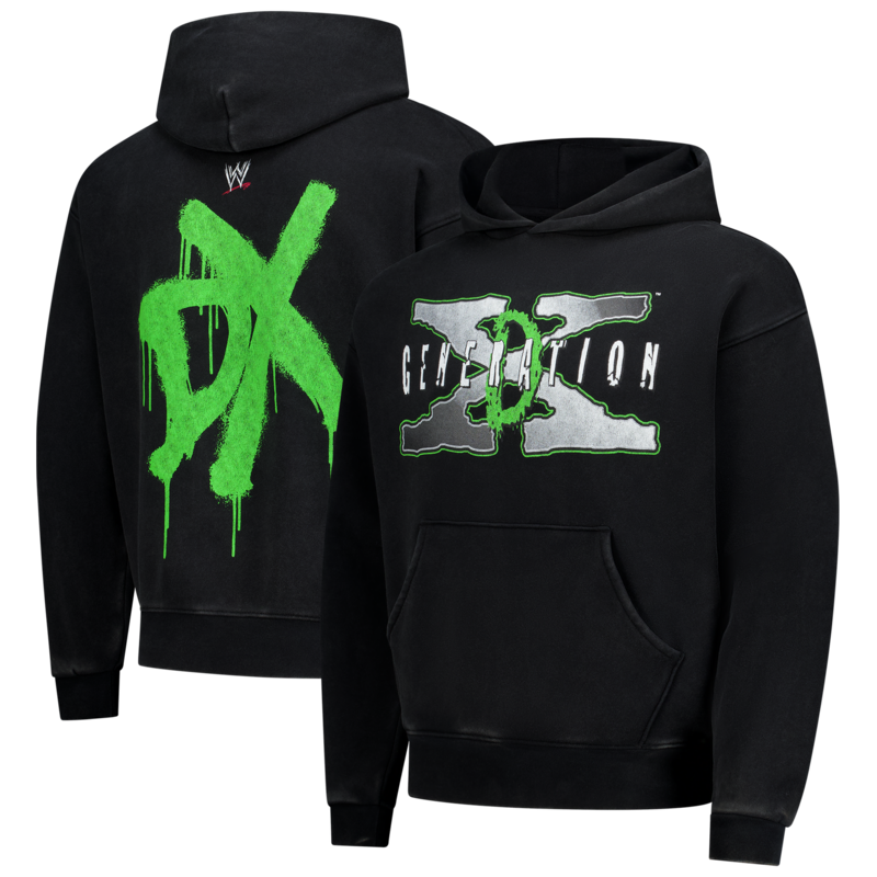 "Schwarzer D-Generation X Drip Hoodie für Herren" Image