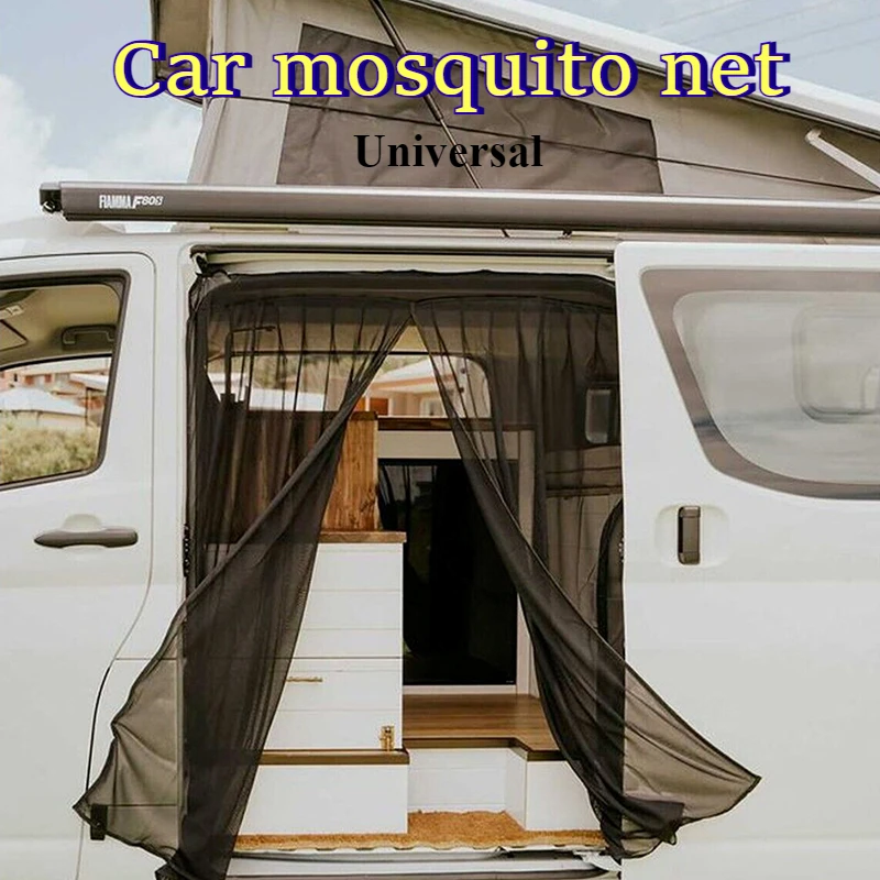 Neues universelles magnetisches Moskitonetz für Wohnmobile, Fliegengitter, Wohnmobil-Heckklappe, Sonnenschutznetz, insektensicherer Vorhang