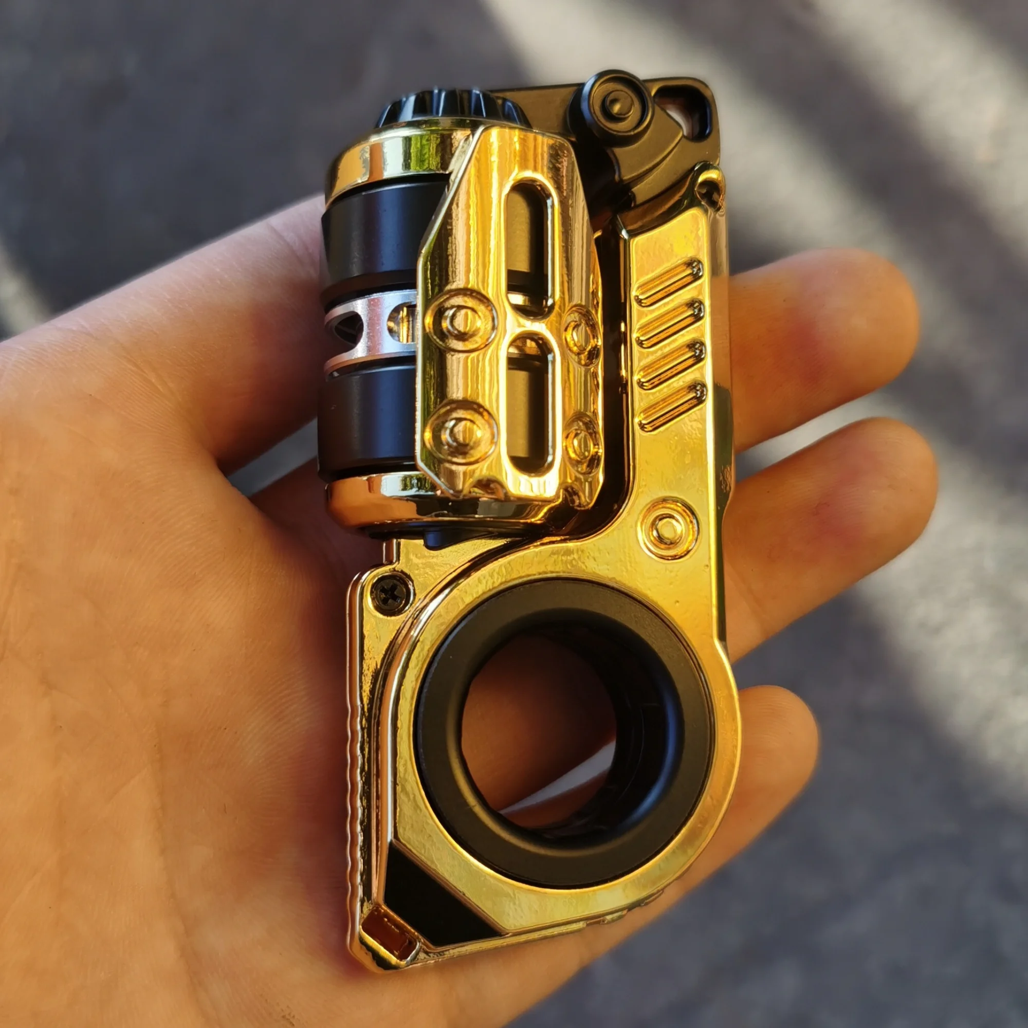 EDC Fidget Sliders Fidget Toys Stimmgabel Magnetisches Push-Ei Mechanische Ratsche Knackiger Klang Cyber Core Multifunktionsspielzeug Image