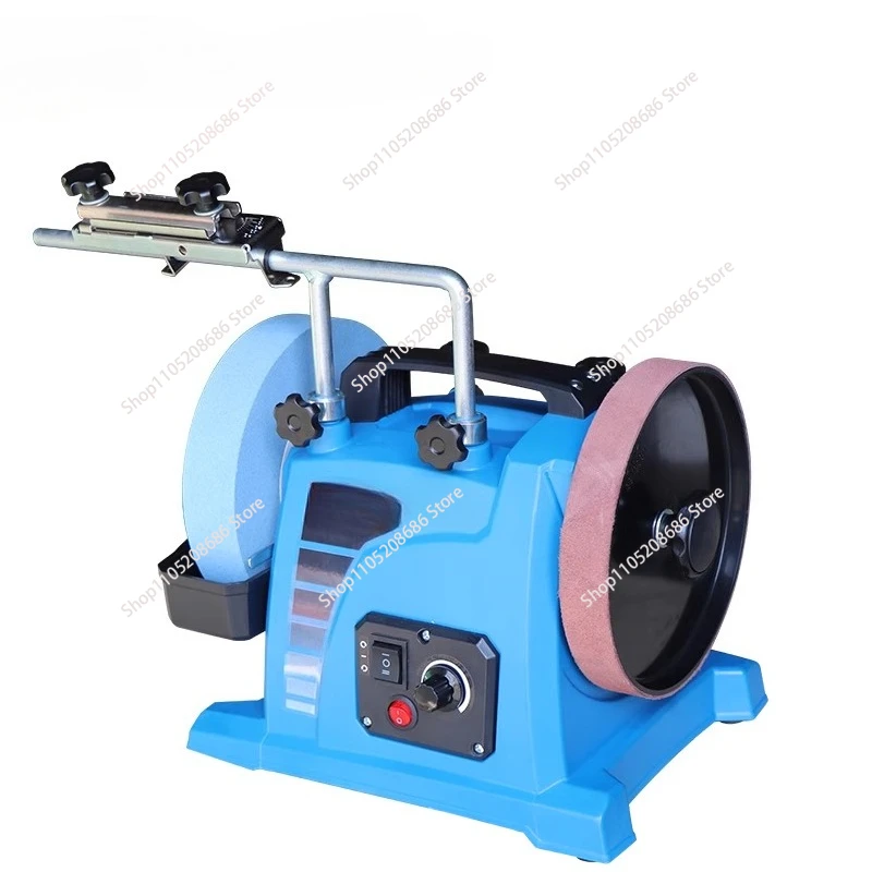 Multifunktionaler wassergekühlter Messerschärfer, kleiner elektrischer Messerschärfer, langsame Wasserschleifer, Poliermaschine Image