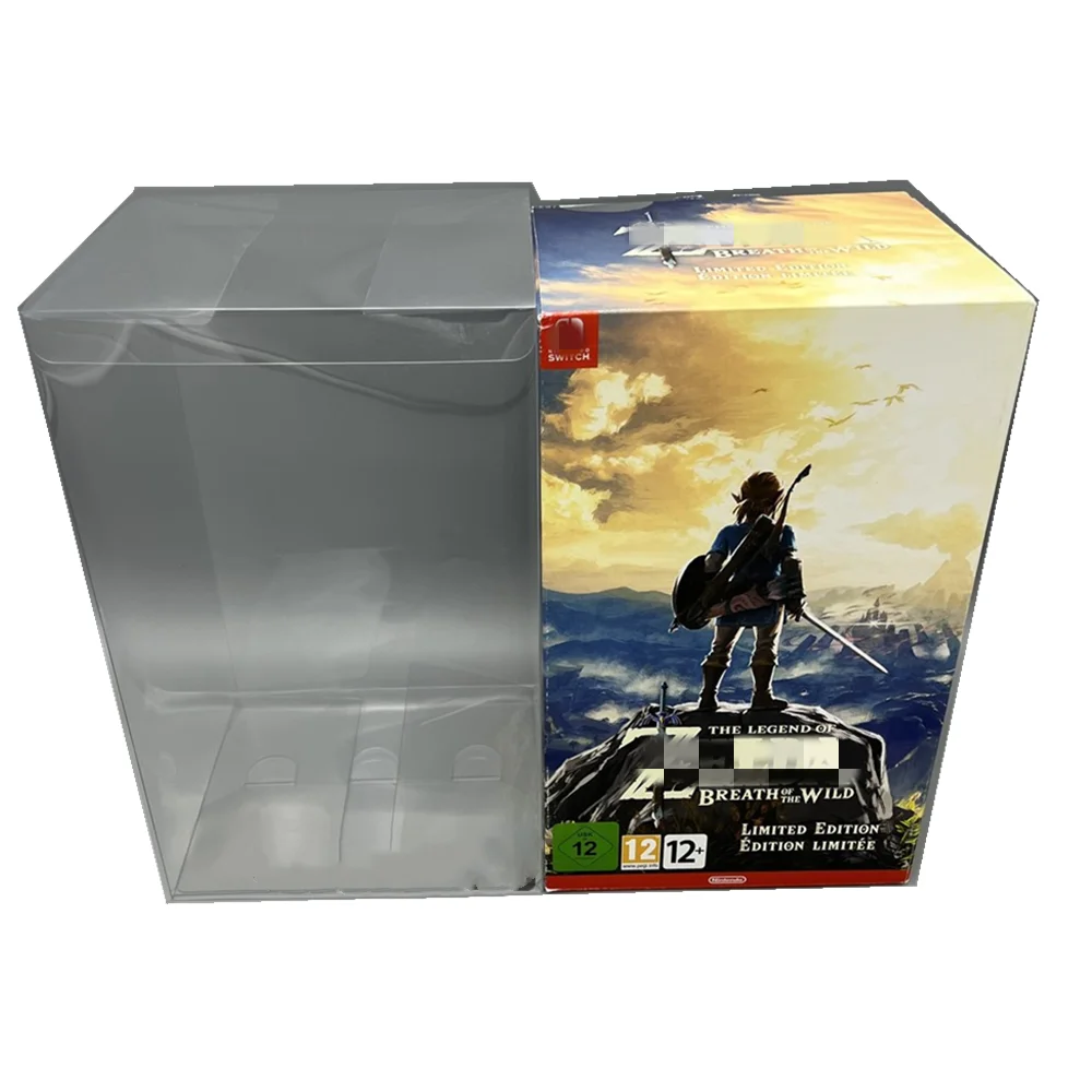Transparenter Box Protector für die Legende von Zelda: Atem der Wildnis/Master Schwert/Nintendo Switch/ns Sammel boxen Vitrine Image