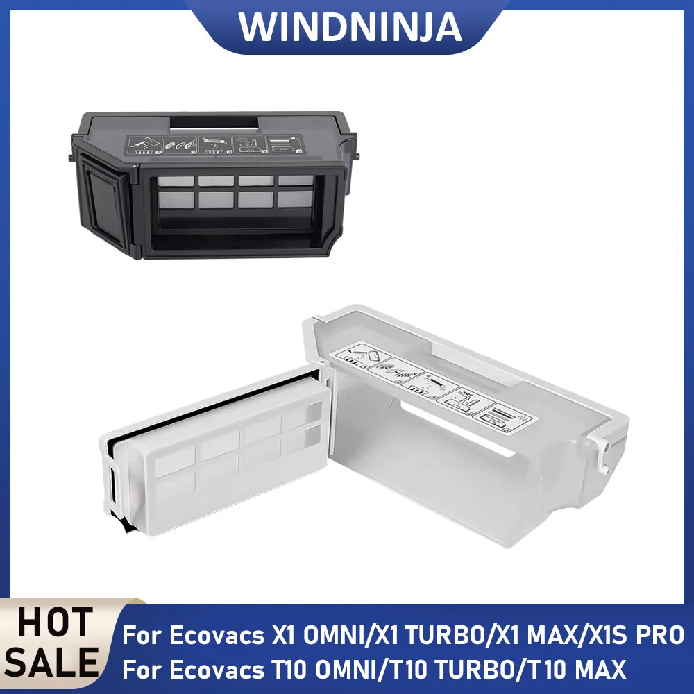 Hochdichtender Staubbehälter-Einsatzteil für ECOVACS Deebot X1 TURBO/OMNI/MAX T10 TURBO/OMNI/MAX X1S PRO Staubbehälter für Saugroboter Image