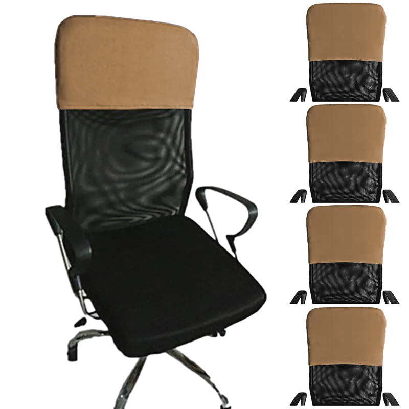 4PCS Elastic Chair Backrest Cover - Dustproof High Elasticity Slipcover for Office Chair - Comfortable Protector for Household Office Chair Back