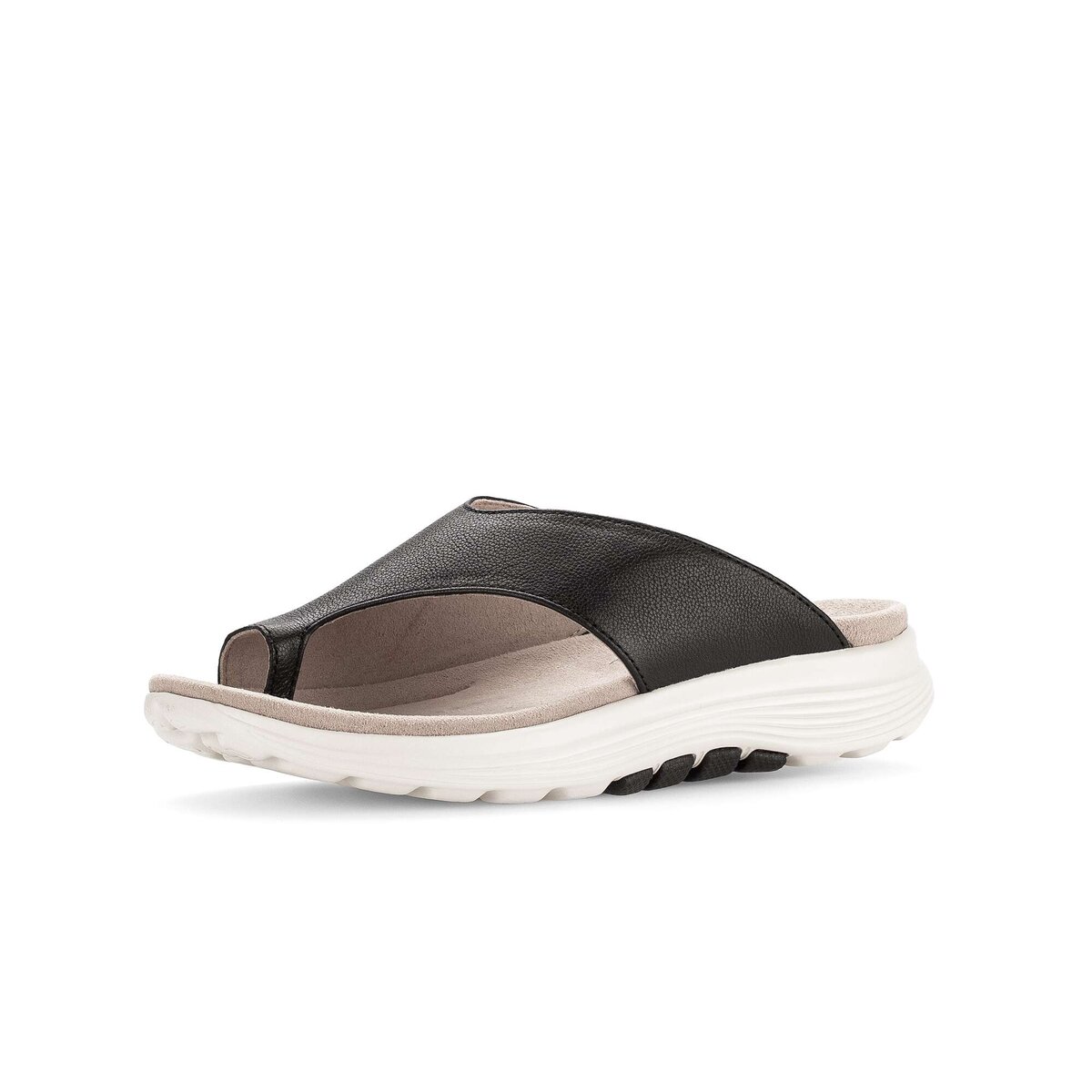 Zehentrenner GABOR "Zehentrenner", Damen, Gr. 35, schwarz, Schuhe Zehentrenner