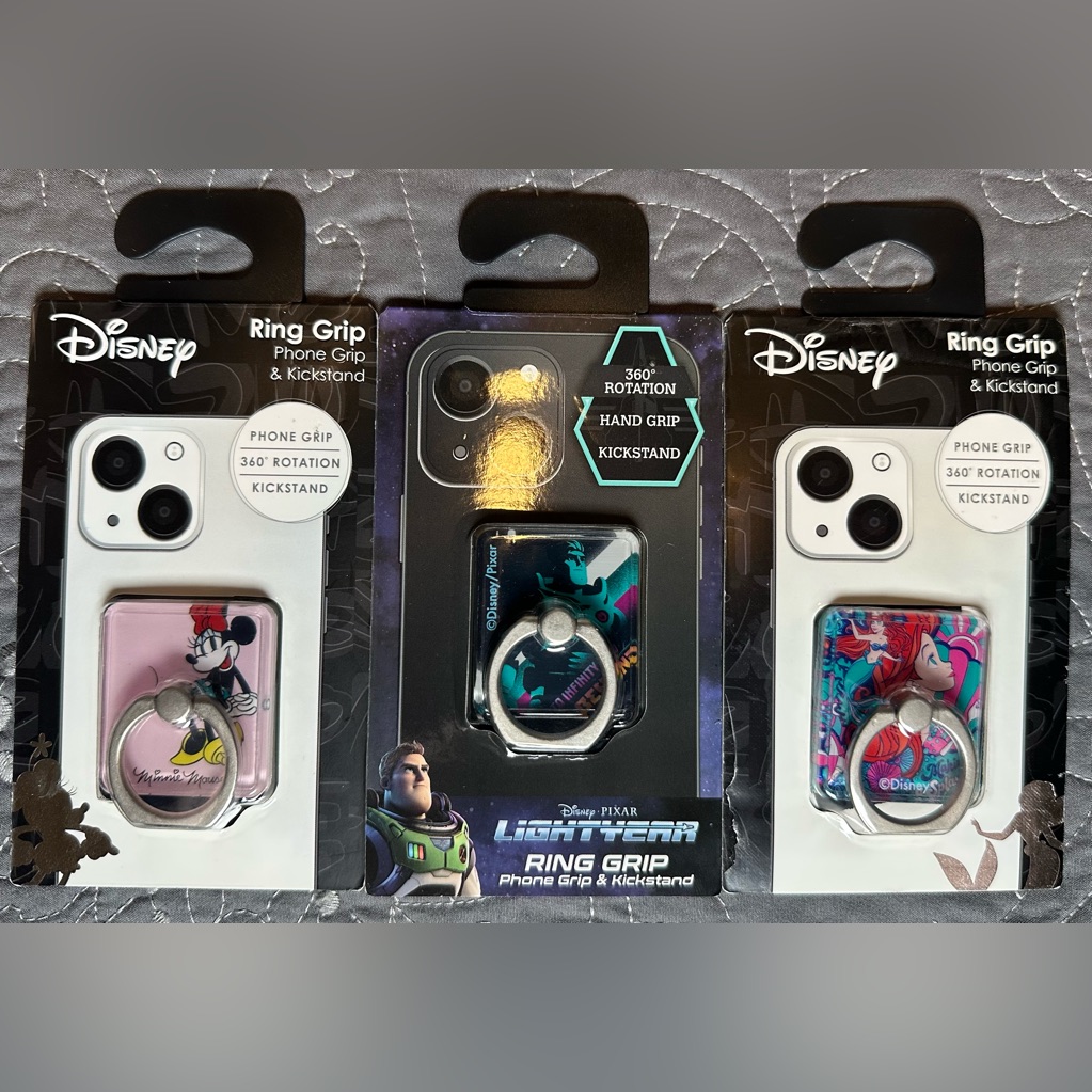 Disney Cell Phones & Accessories | Disney Lot Of 3 Cell Phone Ring Grip & Kickstands Nwt | Color: Tan | Size: Os