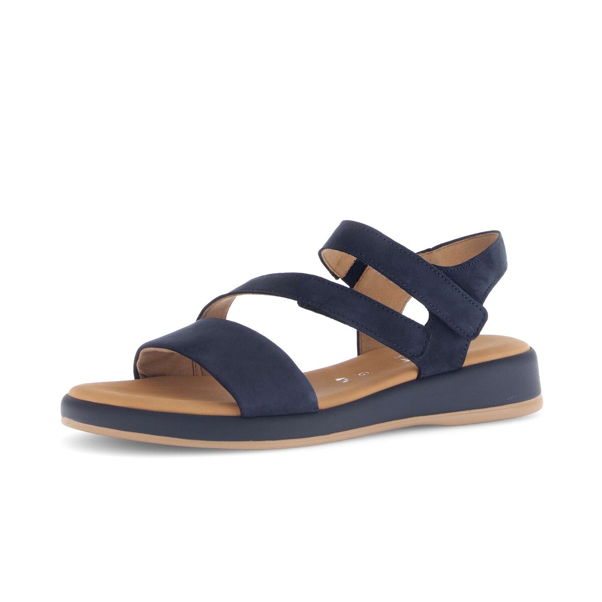 Riemchensandale GABOR "Riemchensandale", Damen, Gr. 37, blau, Schuhe Riemchensandale Image