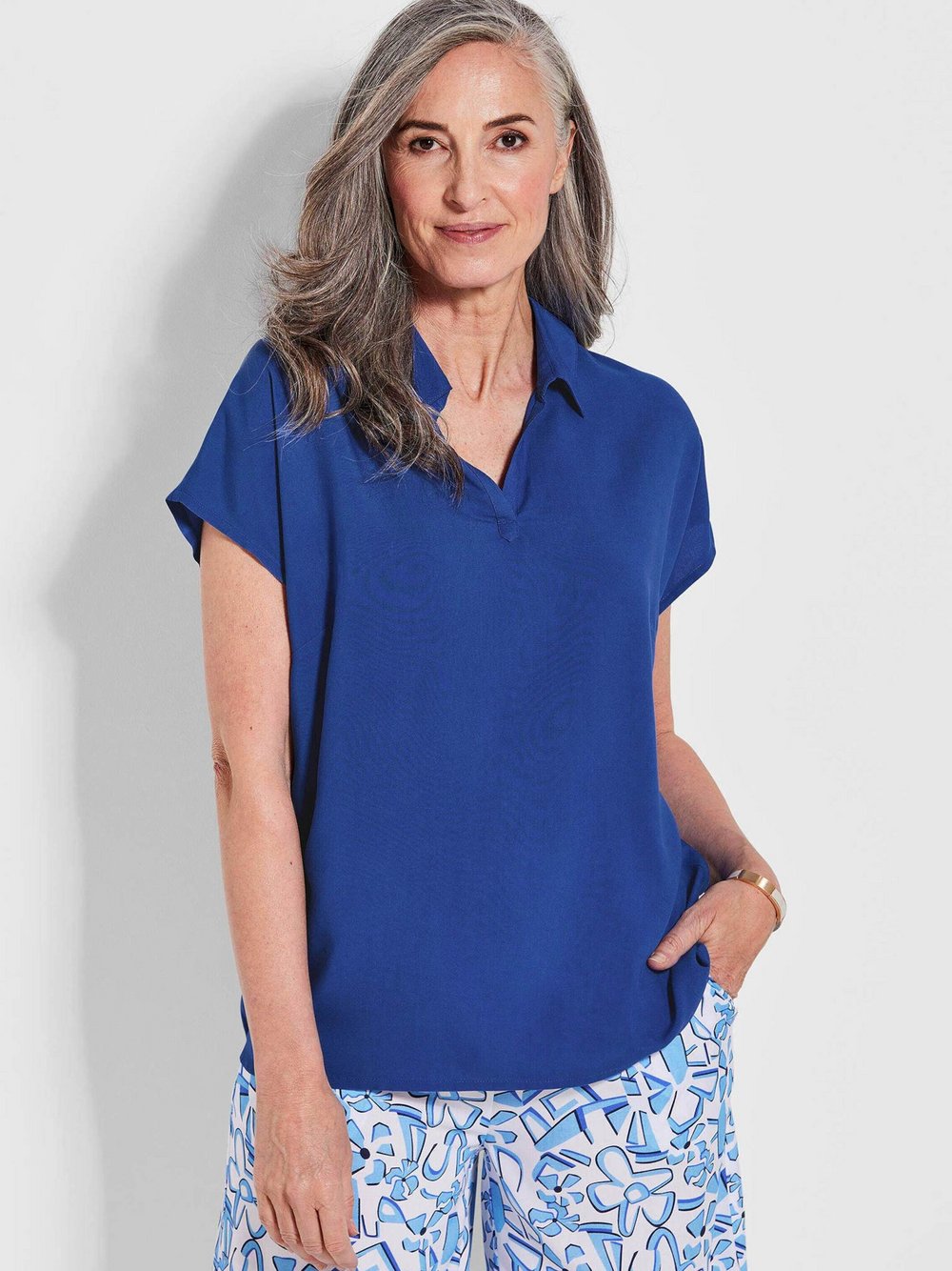 Goldner Blusen Damen royal, 52 Image