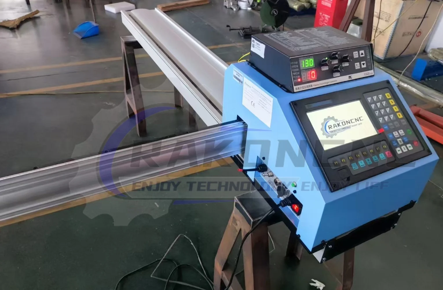 Nuovo portatile in acciaio inossidabile Gantry CNC al plasma/macchina da taglio a fiamma 220V Industria della costruzione Applicabile