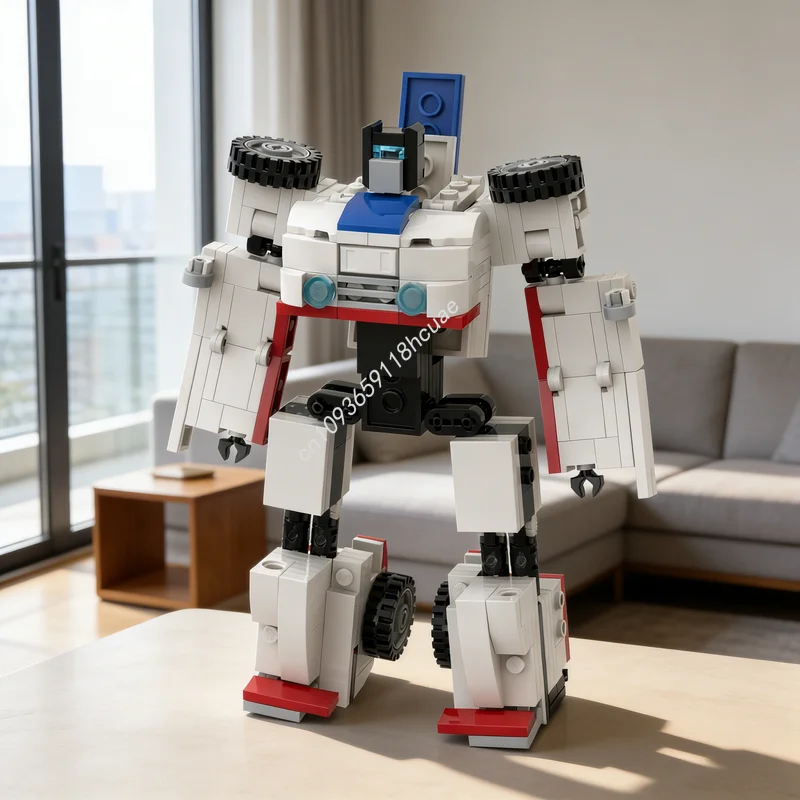 262-teiliger MOC Transformer Jazz Modellbausatz Architektur DIY Kreative Idee Bildungs-Bausteine Weihnachtsgeschenk für Kinder Image