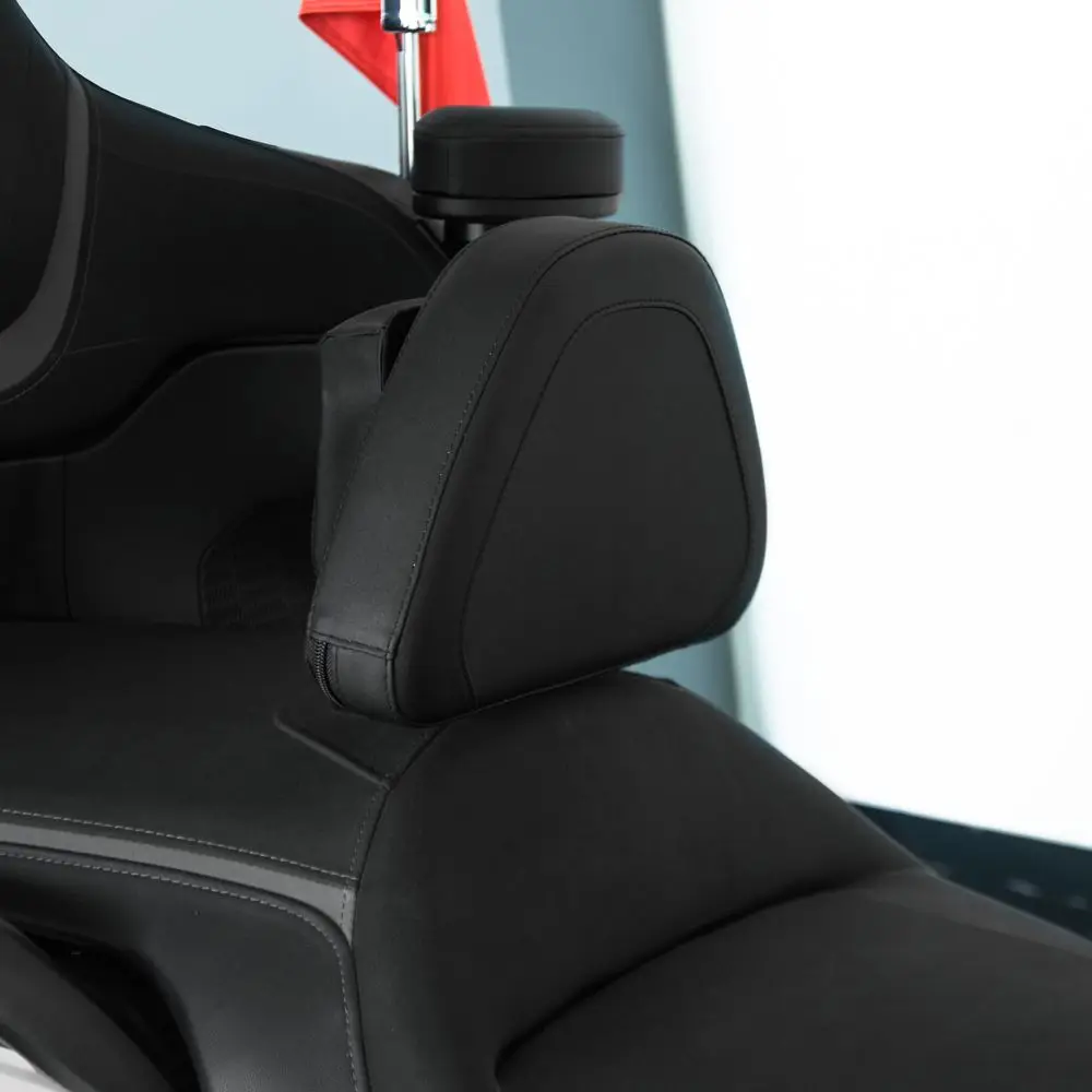 Panical Motorrad Quick Release Pad Einstellung Leder Fahrer Rückenlehne Lazy Back Für Honda Goldwing GL1800 F6B 2018-2024 Image